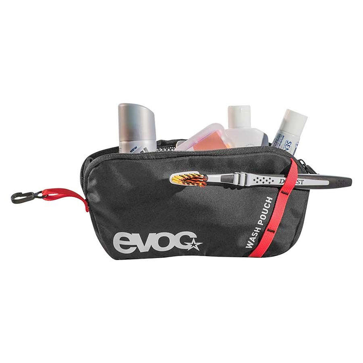 Black Evoc Explorer Pro Backpack with included separate wash pouch