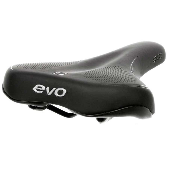 Black Evo Recreational Bike Saddle/Seat