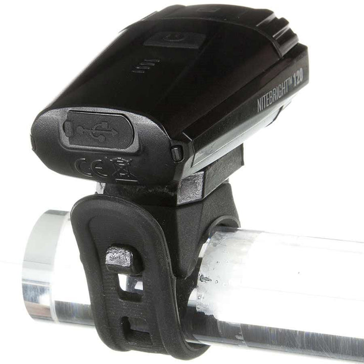 Black Evo NiteBright™ 120 Bicycle Headlight
