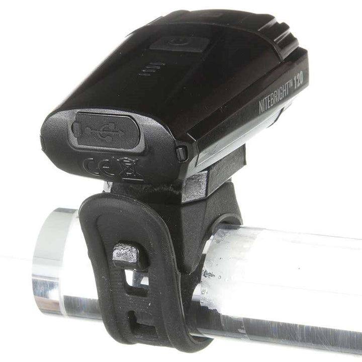 Black Evo NiteBright™ 120 Bicycle Headlight
