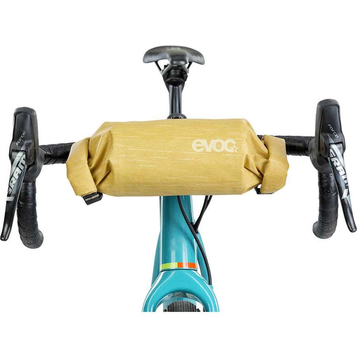 Yellow Evoc Bicycle Handlebar Pack with Boa Fit System