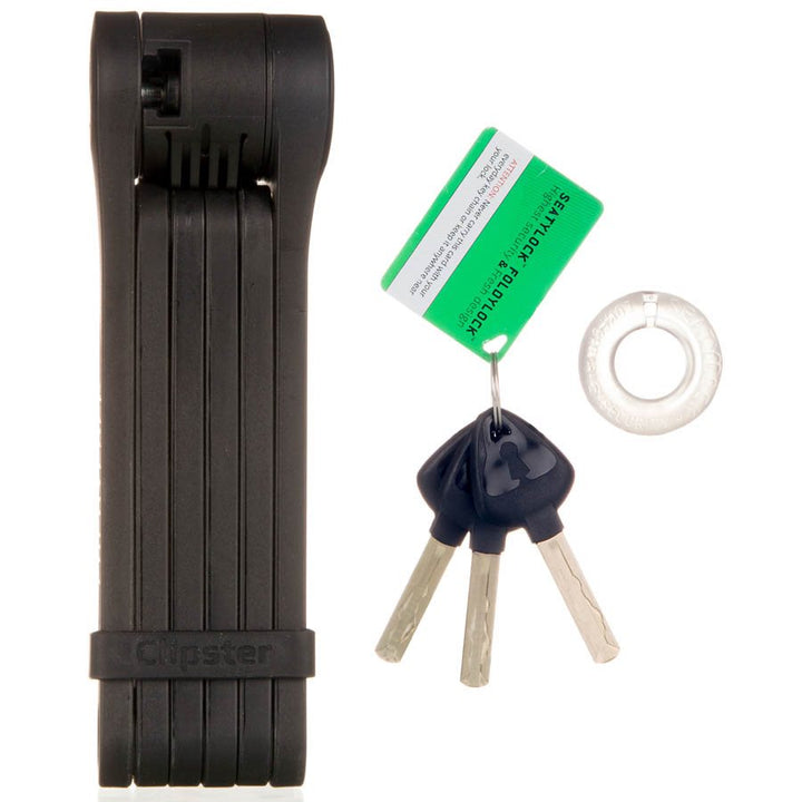 Black Eclypse Foldylock Clipster Bike Lock