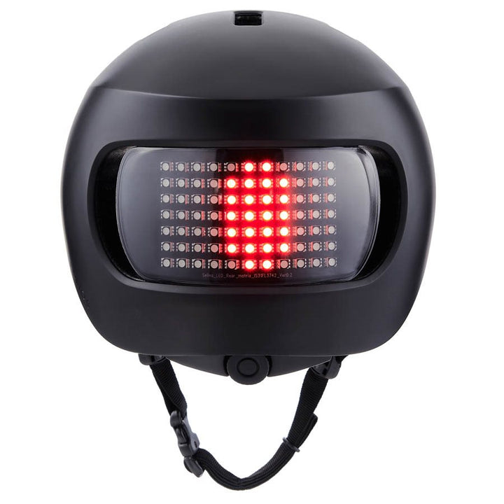 Black Lumos Matrix MIPS Bicycle Helmet with Customizable rear LED Pannel 